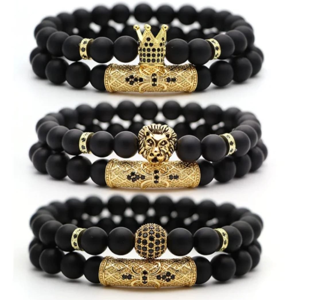 PULSEIRAS DE HOMEM ÓNIX E ZICÓRNIA
